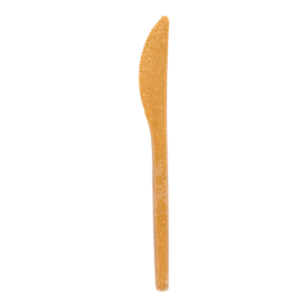 [254.25] Cuchillos 17 Cm Natural Fibra De Madera (80 Unid.)