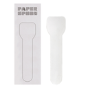 CUCHARILLAS HELADO ENFUNDADAS 'PAPER CUTLERY' 960 G/M2 9,5 CM BLANCO PAPEL (500 UNID.)
