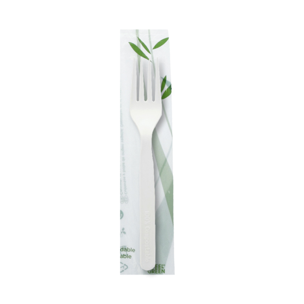 Bolsa Tenedor 18 Cm Blanco Cpla (500 Unid.)