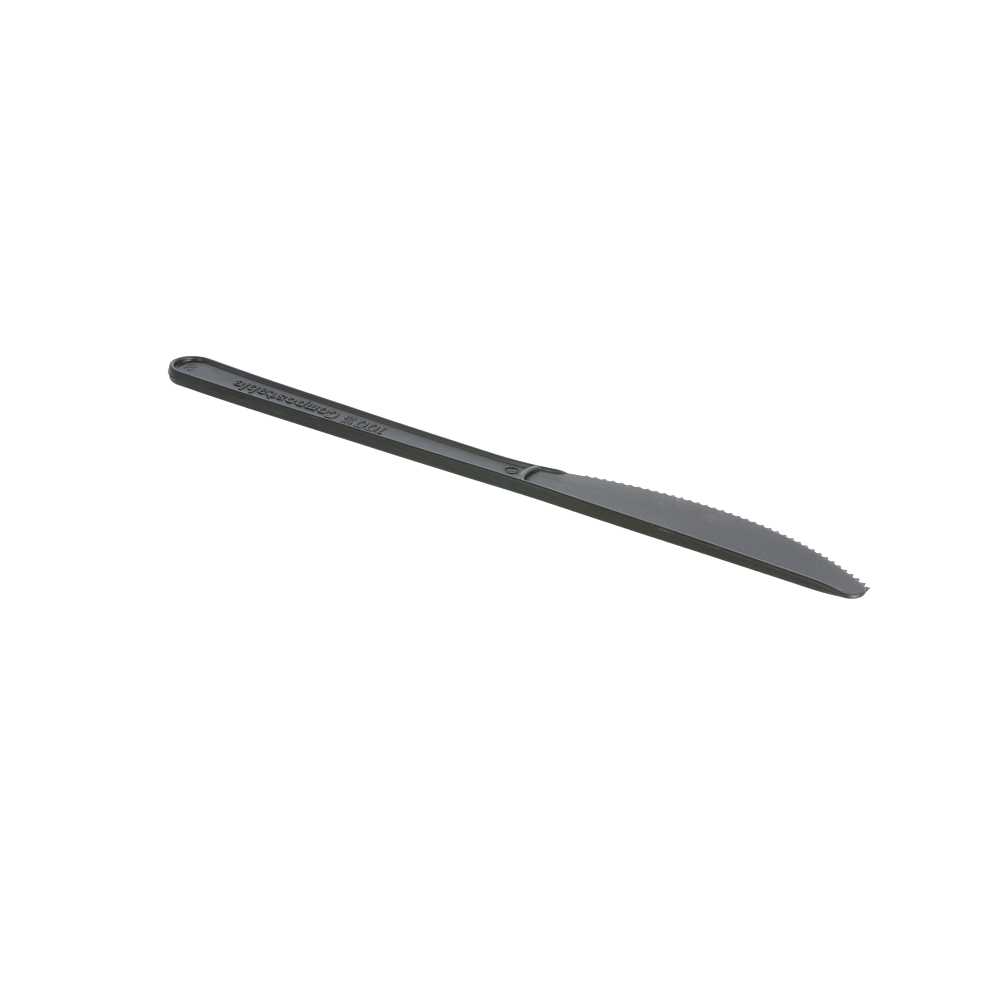 CUCHILLOS 18 CM NEGRO CPLA (1000 UNID.)