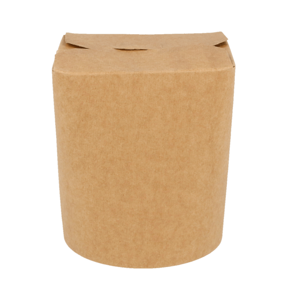 [223.05] Envases Multiuso Microondables 480 Ml 275 + 25 Pe G/M2 Ø8X9 Cm Natural Kraft (50 Unid.)