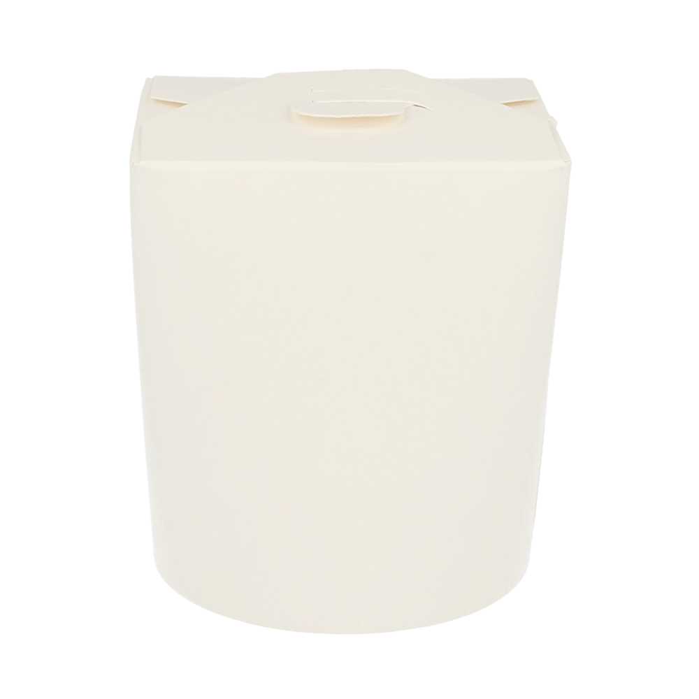 [136.18] ENVASES MULTIUSO MICROONDABLES 480 ML 305 + 18 PE G/M2 Ø8x9 CM BLANCO CARTONCILLO (50 UNID.)