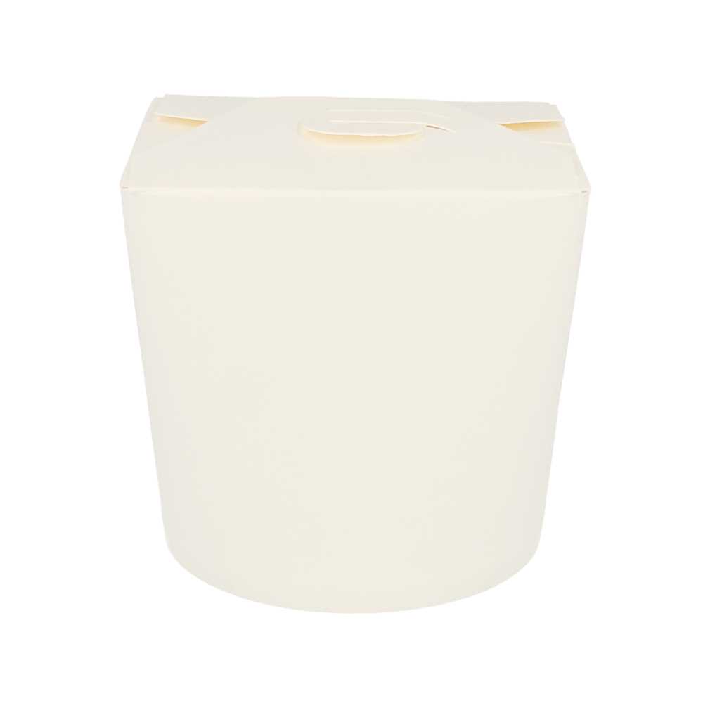 Envases Multiuso Microondables 780 Ml 305 + 18 Pe G/M2 Ø9X9 Cm Blanco Cartoncillo (50 Unid.)