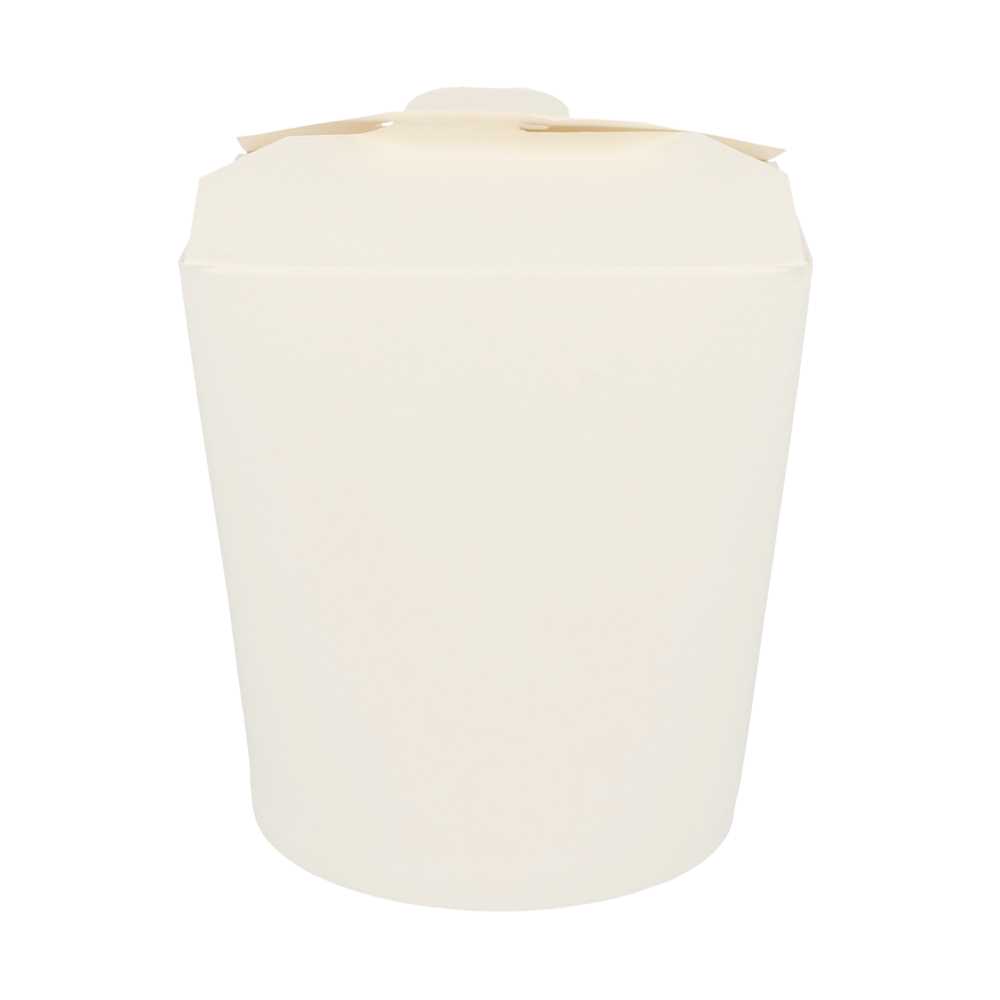 [136.66] ENVASES MULTIUSO MICROONDABLES 960 ML 305 + 18 PE G/M2 Ø9x10,8 CM BLANCO CARTONCILLO (50 UNID.)