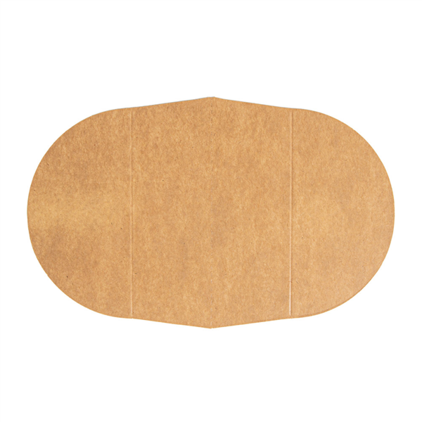 [269.09] SEPARADOR 2 COMPARTIMENTOS ENSALADERA 212.98 300 + 18 PE G/M2 Ø22,3/14x4,8 CM NATURAL KRAFT (600 UNID.)