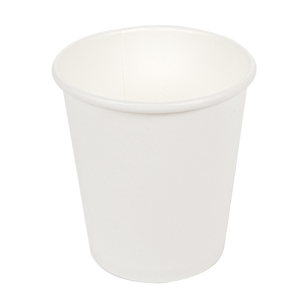 [254.46] Pequeñas Tarrinas 120 Ml (4 Oz) 210 + 18 Pe G/M2 Ø6,15/4,5X6,5 Cm Blanco Cartoncillo (1000 Unid.)