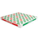 Cajas De Pizza 'Thepack' 330 G/M2 46X46X5 Cm Blanco Cartón Ondulado Microcanal (50 Unid.)