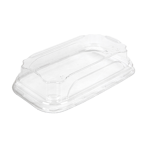 [268.90] TAPAS PARA RECIPIENTES 268.80/81 14x8x3,2 CM TRANSPARENTE PET (800 UNID.)