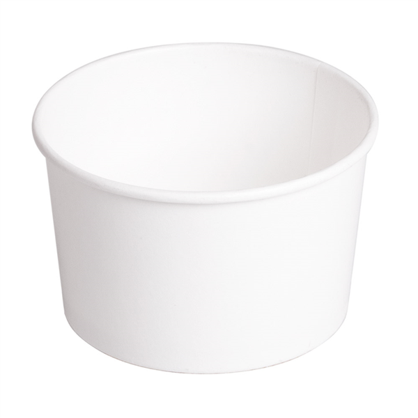 [240.09] ENSALADERAS 480 ML 300 + 18 PE G/M2 Ø11,1/9,5x7 CM BLANCO CARTÓN (500 UNID.)