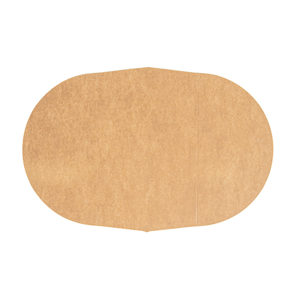 SEPARADOR 2 COMPARTIMENTOS ENSALADERA 212.97 300 + 18 PE G/M2 Ø26,8/17,5x5,3 CM NATURAL KRAFT (600 UNID.)