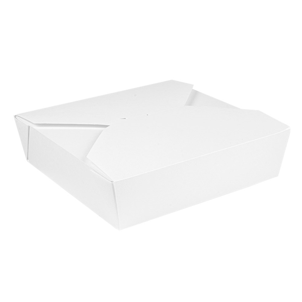 [234.68] Cajas Americanas Microondables 'Thepack' 2910 Ml 250 + 12Pp G/M2 21,7X21,7X6 Cm Blanco Cartón Ondulado Nano-Micro (100 Unid.)
