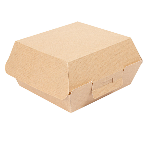 [234.05] CONCHAS HAMBURGUESA 'THEPACK' 220 G/M2 13x12,5x6,2 CM (S) NATURAL CARTÓN ONDULADO NANO-MICRO (450 UNID.)