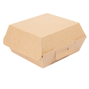 CONCHAS HAMBURGUESA 'THEPACK' 220 G/M2 13x12,5x6,2 CM (S) NATURAL CARTÓN ONDULADO NANO-MICRO (450 UNID.)