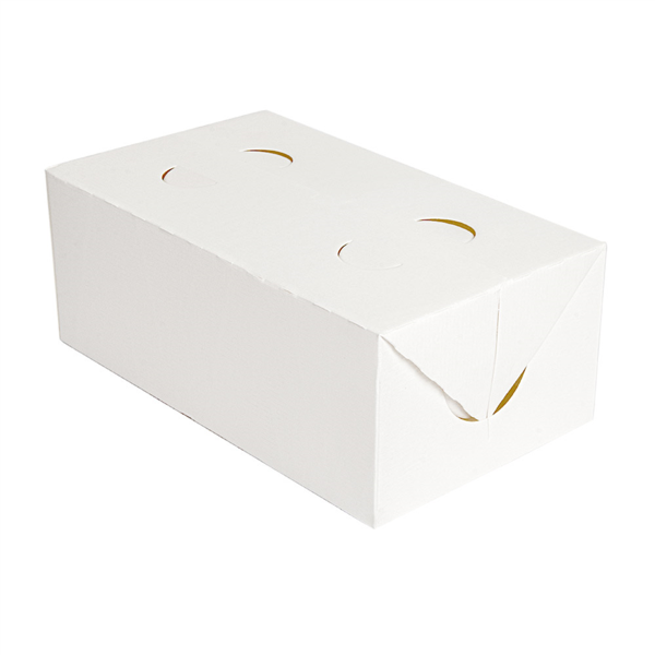 CAJAS COMIDA PARA LLEVAR 'THEPACK' 1 L 250 G/M2 11x18x7 CM BLANCO CARTÓN ONDULADO NANO-MICRO (300 UNID.)