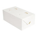 Cajas Comida Para Llevar 'Thepack' 1 L 250 G/M2 11X18X7 Cm Blanco Cartón Ondulado Nano-Micro (300 Unid.)