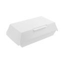 CAJAS "LUNCH BOX" 'THEPACK' 230 G/M2 19,5x11,5x6,5 CM BLANCO CARTÓN ONDULADO NANO-MICRO (300 UNID.)