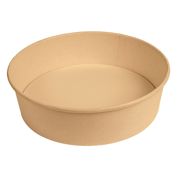 Ensaladeras 950 Ml 300 + 18 Pe G/M2 Ø 18,7/16,5X5,4 Cm Natural Kraft (300 Unid.)