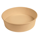 ENSALADERAS 950 ML 300 + 18 PE G/M2 Ø 18,7/16,5x5,4 CM NATURAL KRAFT (300 UNID.)