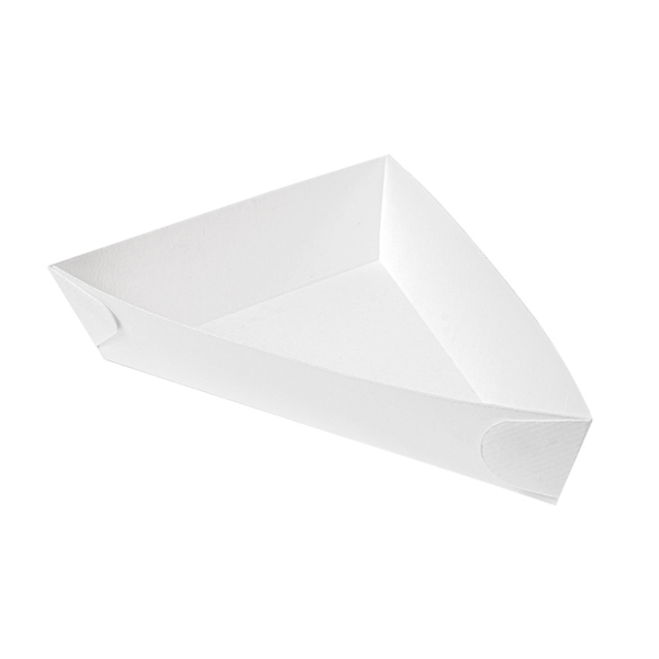Barquillas Triangulares 'Thepack' 230 G/M2 14,5X19X3,5 Cm Blanco Cartón Ondulado Nano-Micro (900 Unid.)