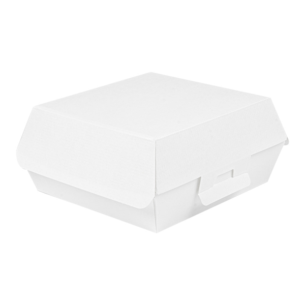 [234.22] CONCHAS HAMBURGUESA 'THEPACK' 230 G/M2 17,6x16,8x7,8 CM (XL) BLANCO CARTÓN ONDULADO NANO-MICRO (300 UNID.)
