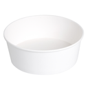 ENSALADERAS 1300 ML 340 + 18 PE G/M2 Ø 18,7/16x7 CM BLANCO CARTÓN (300 UNID.)