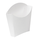 CAJETILLAS FRITAS STANDARD 'THEPACK' 135 G 230 G/M2 13x8x13,5 CM BLANCO CARTÓN ONDULADO NANO-MICRO (1200 UNID.)