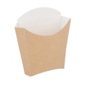 CAJETILLAS FRITAS STANDARD 'THEPACK' 135 G 220 G/M2 13x8x13,5 CM NATURAL CARTÓN ONDULADO NANO-MICRO (1200 UNID.)