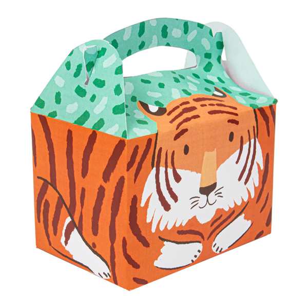 Cajas Menu Infantil "Tigre" 320 G/M2 15,5X10,5X17,5 Cm Cuatricromía Cartoncillo (300 Unid.)