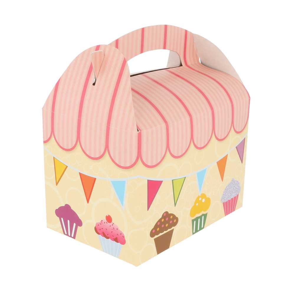 [210.54] CAJAS MENU INFANTIL 'PARTY' 320 G/M2 15,50x10,50x17,50 CM CUATRICROMÍA CARTONCILLO (300 UNID.)