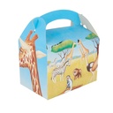 CAJAS MENU INFANTIL "SABANA" 320 G/M2 15,50x10,50x17,50 CM CUATRICROMÍA CARTONCILLO (300 UNID.)