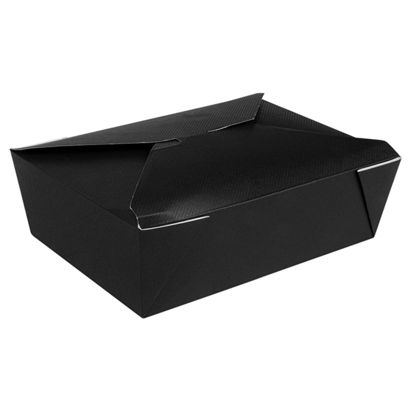 CAJAS AMERICANAS MICROONDABLES 'THEPACK' 1980 ML 250 + 12PP G/M2 19,6x14x6,2 CM NEGRO CARTÓN ONDULADO NANO-MICRO (200 UNID.)