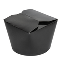 ENVASES PARA ENSALADAS 1000 ML 305 + 18 PE G/M2 Ø12,3x8,5 CM NEGRO CARTONCILLO (300 UNID.)