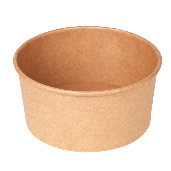 [240.04] Ensaladeras 750 Ml 320 + 18 Pe G/M2 Ø 14,5/12,5X7 Cm Natural Kraft (500 Unid.)