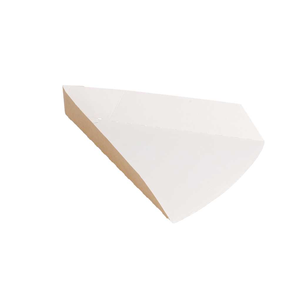 PALAS PIZZA TRIANGULARES 'THEPACK' 220 G/M2 21x16,5x3,5 CM NATURAL CARTÓN ONDULADO NANO-MICRO (1200 UNID.)