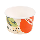 TARRINAS HELADOS 'AMALFI' 70 ML 210 + 18 PE G/M2 Ø6,5x3,9 CM BLANCO CARTONCILLO (2000 UNID.)