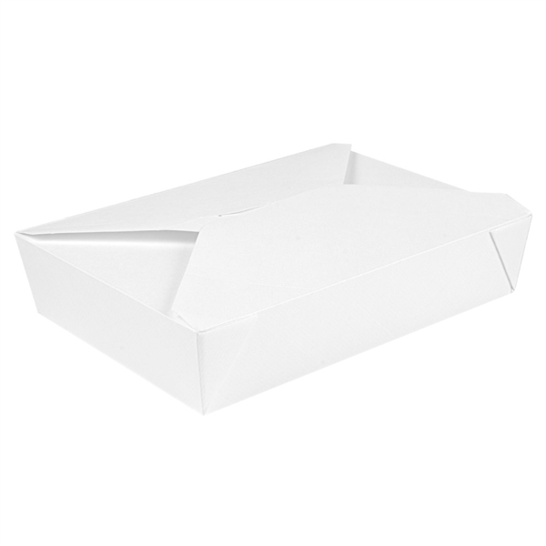 [234.59] Cajas Americanas Microondables 'Thepack' 1470 Ml 230 + 12Pp G/M2 19,6X14X4,5 Cm Blanco Cartón Ondulado Nano-Micro (300 Unid.)