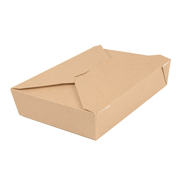 Cajas Americanas Microondables 'Thepack' 1470 Ml 220 + 12Pp G/M2 19,6X14X4,5 Cm Natural Cartón Ondulado Nano-Micro (300 Unid.)