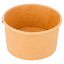 TARRINAS HELADOS 70 ML 210 + 18 PE G/M2 Ø6,5x3,9 CM MARRÓN CARTONCILLO (2000 UNID.)