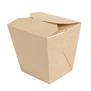 Envases Multiuso Microondables 'Thepack' 480 Ml 220 + 12Pp G/M2 7,7X5,7X9 Cm Natural Cartón Ondulado Nano-Micro (480 Unid.)