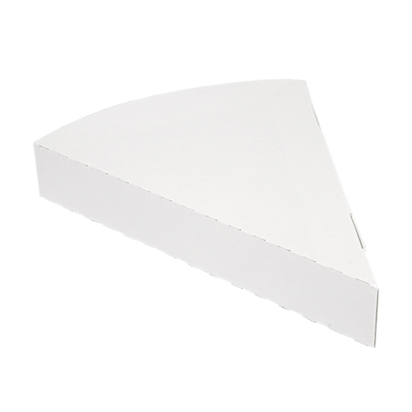 ENVASES PIZZA TRIANGULARES 'THEPACK' 230 G/M2 18x23x3 CM BLANCO CARTÓN ONDULADO NANO-MICRO (500 UNID.)