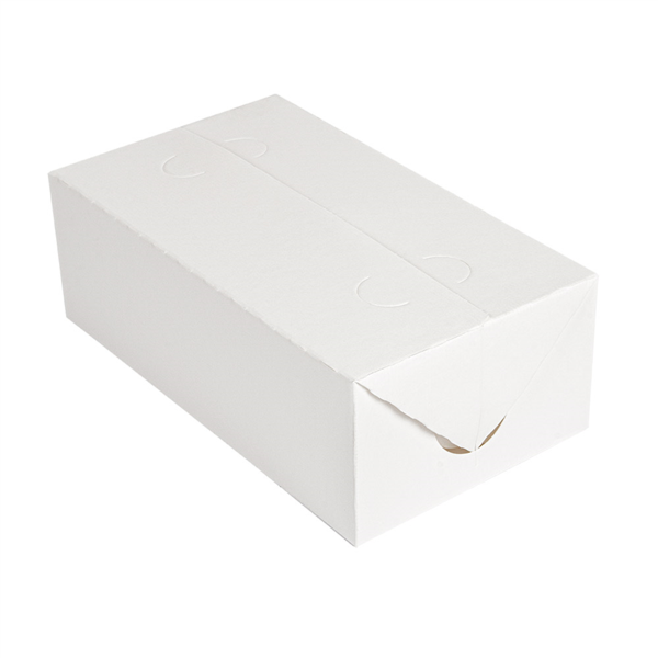 [256.68] Cajas Comida Para Llevar 'Thepack' 2 L 250 G/M2 13X23X8 Cm Blanco Cartón Ondulado Nano-Micro (300 Unid.)