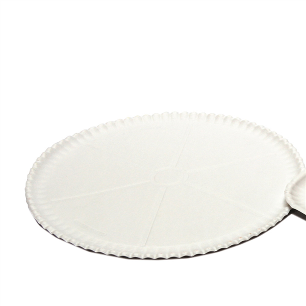 Platos 300 G/M2 Ø 33 Cm Blanco Cartón (200 Unid.)