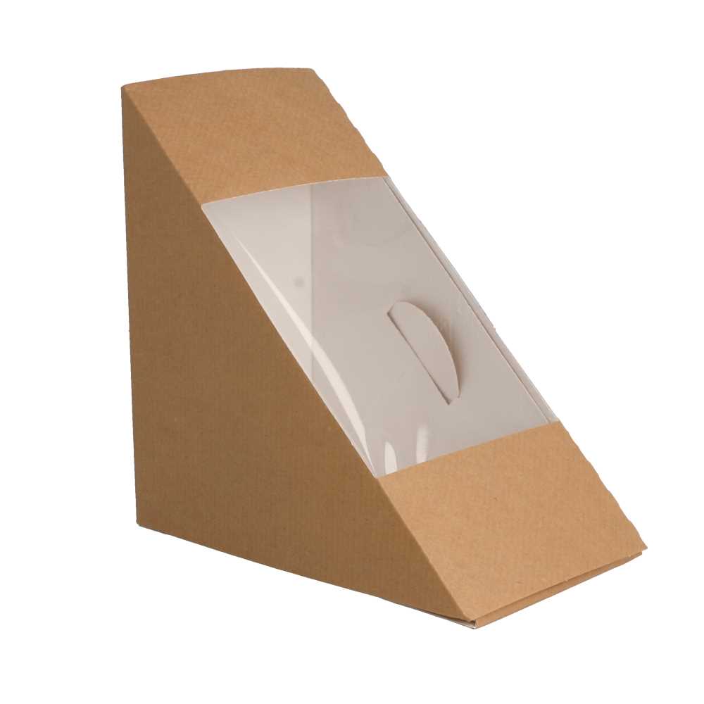 Cajas Sándwiches Con Ventana - Doble 'Thepack' 220 G/M2 + Opp 12,4X12,4X7,5 Cm Natural Cartón Ondulado Nano-Micro (500 Unid.)
