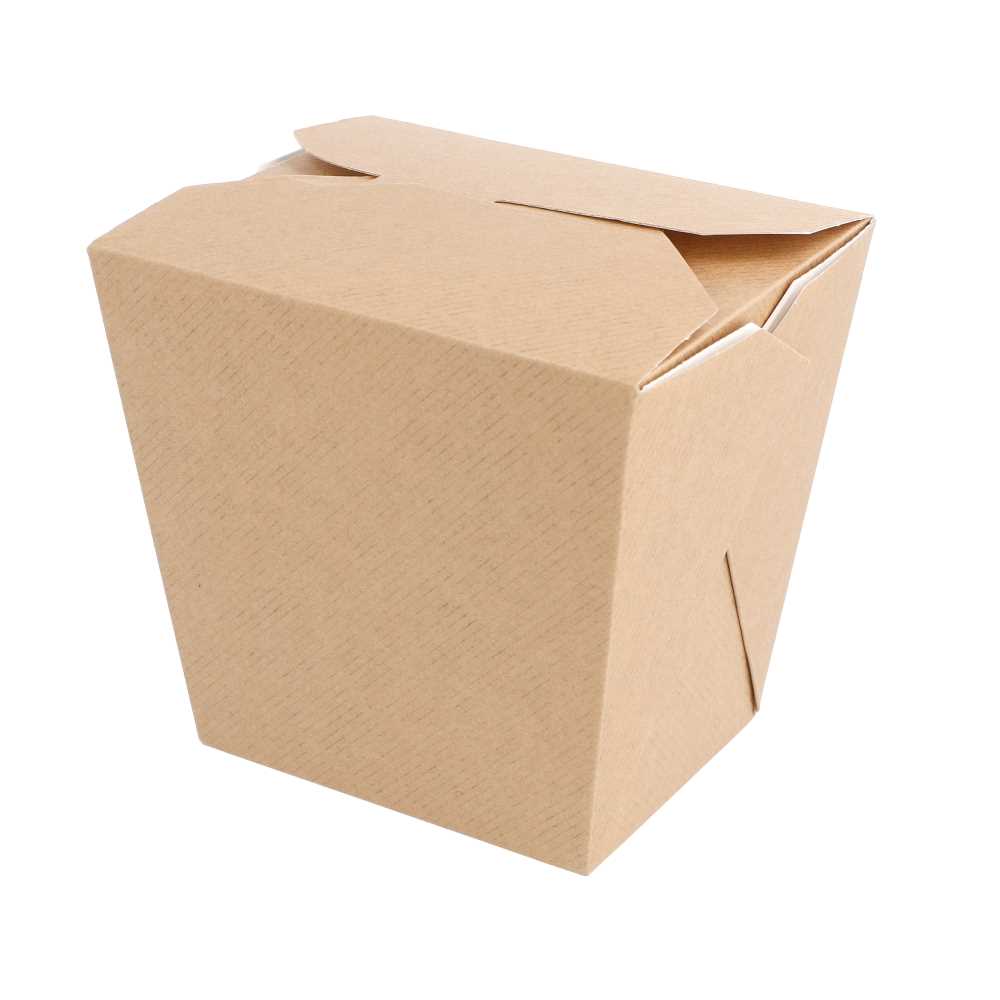 Envases Multiuso Microondables 'Thepack' 960 Ml 220 + 12Pp G/M2 8,9X7X10,8 Cm Natural Cartón Ondulado Nano-Micro (360 Unid.)