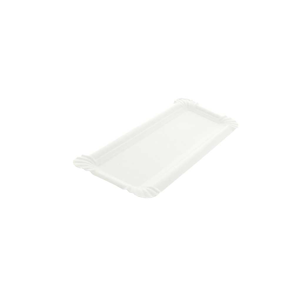 [147.45] Bandejas Para "Hot Dog" 280 G/M2 23X8 Cm Blanco Cartoncillo (2500 Unid.)