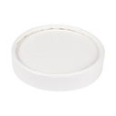 TAPAS TARRINAS HELADOS 120 ML 280 + 18 PE G/M2 Ø7,7 CM BLANCO CARTONCILLO (1000 UNID.)