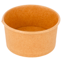 Tarrinas Helados 90 Ml 210 + 18 Pe G/M2 Ø7,2X4 Cm Marrón Cartoncillo (2000 Unid.)