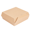 Cajas "Lunch Box" Paperlock 'Thepack' 220 G/M2 21X20,5X8 Cm Natural Cartón Ondulado Nano-Micro (300 Unid.)