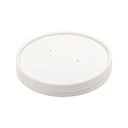 TAPAS PARA TARRINAS 228.33 510 ML 560 G/M2 + PE Ø11,5 CM BLANCO CARTÓN (500 UNID.)