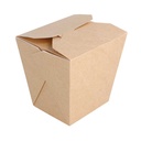 Envases Multiuso Microondables 'Thepack' 780 Ml 220 + 12Pp G/M2 8X7X10,5 Cm Natural Cartón Ondulado Nano-Micro (480 Unid.)